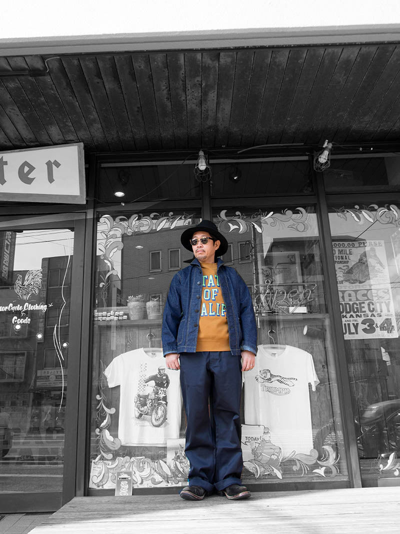 SBJ-120-323S 12oz JUMBO "SMALL LUMP" SELVEDDE US NAVY COVERALL