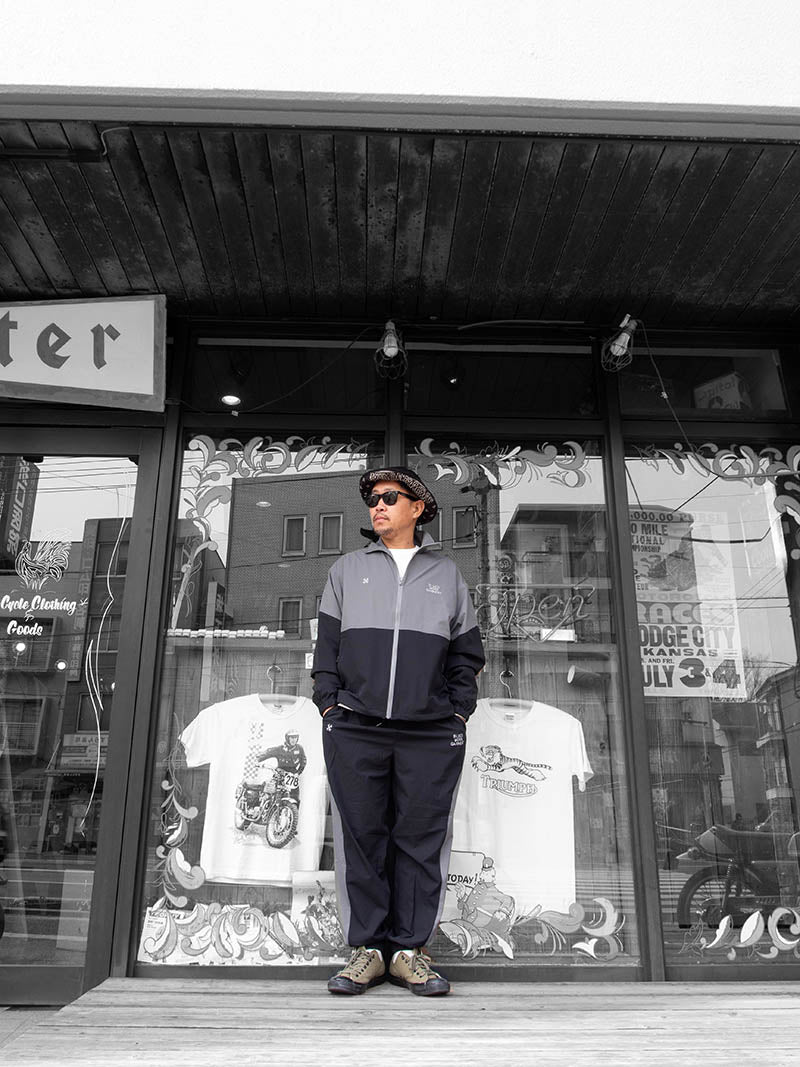STRETCH TRACK JACKET -COMBINATION-