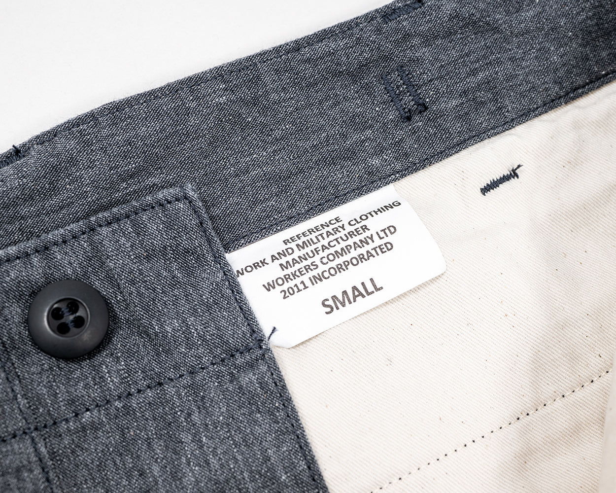 FWP Trousers, Black Chambray