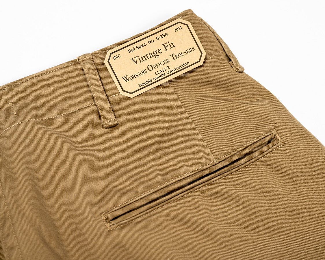 Officer Trousers Vintage Fit, USMC Khaki
