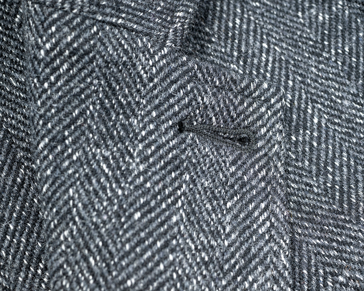 Lounge Jacket, Twisted Herringbone Tweed