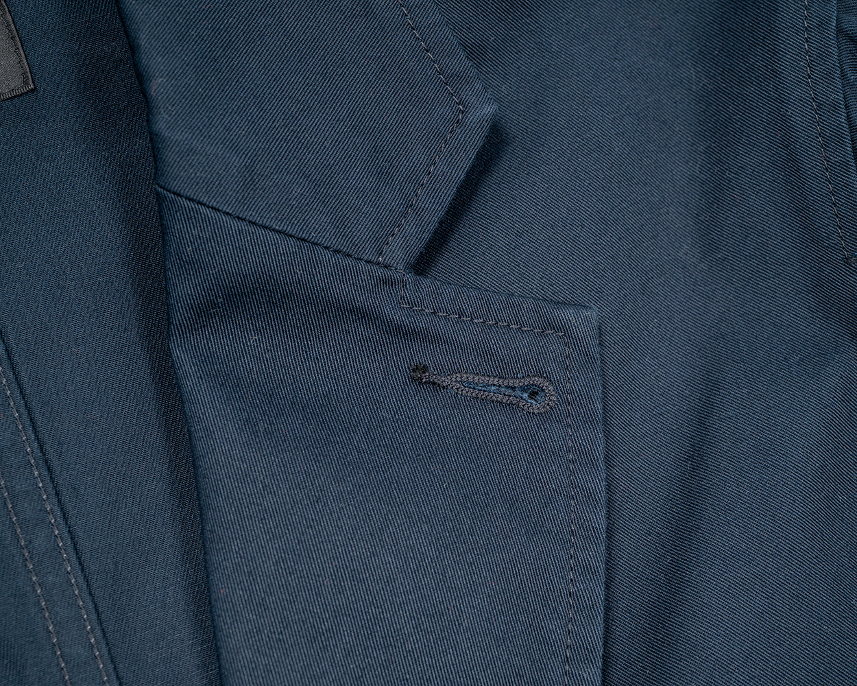 Lounge Jacket, 8 oz Navy Chino