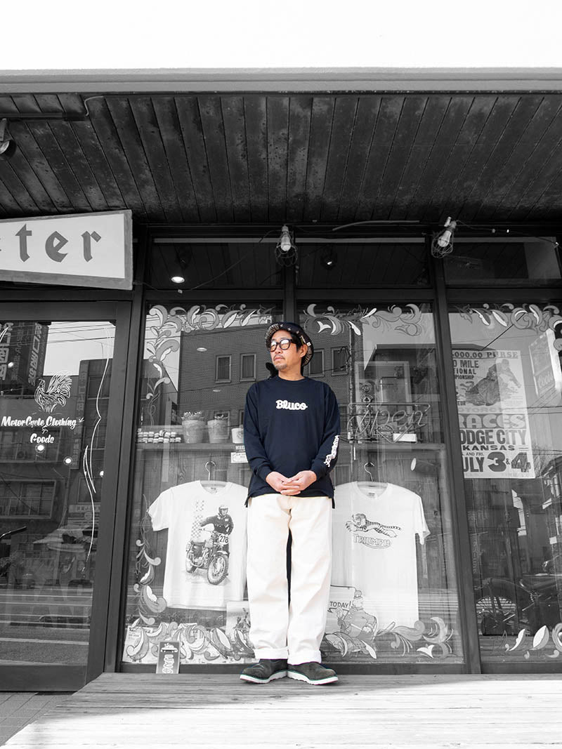 DRY COTTON PRINT L/S TEE -Artwork by JACK-O’ ART WORKS