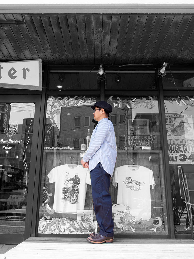 Classic Trousers -Navy-