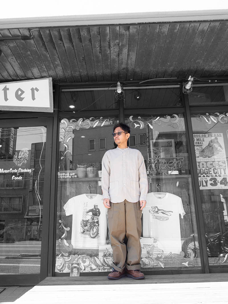 Band Collar Shirt