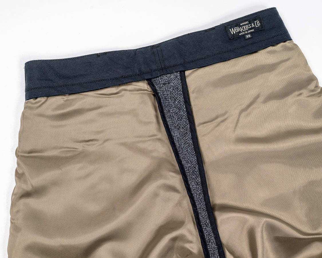 WORKERS Trousers, Wool Cotton Tweed