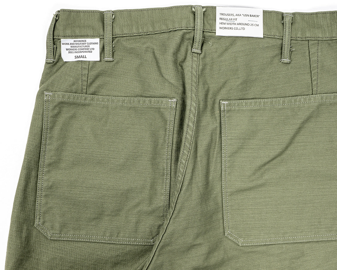 USN Baker Slim Fit, Reversed Sateen