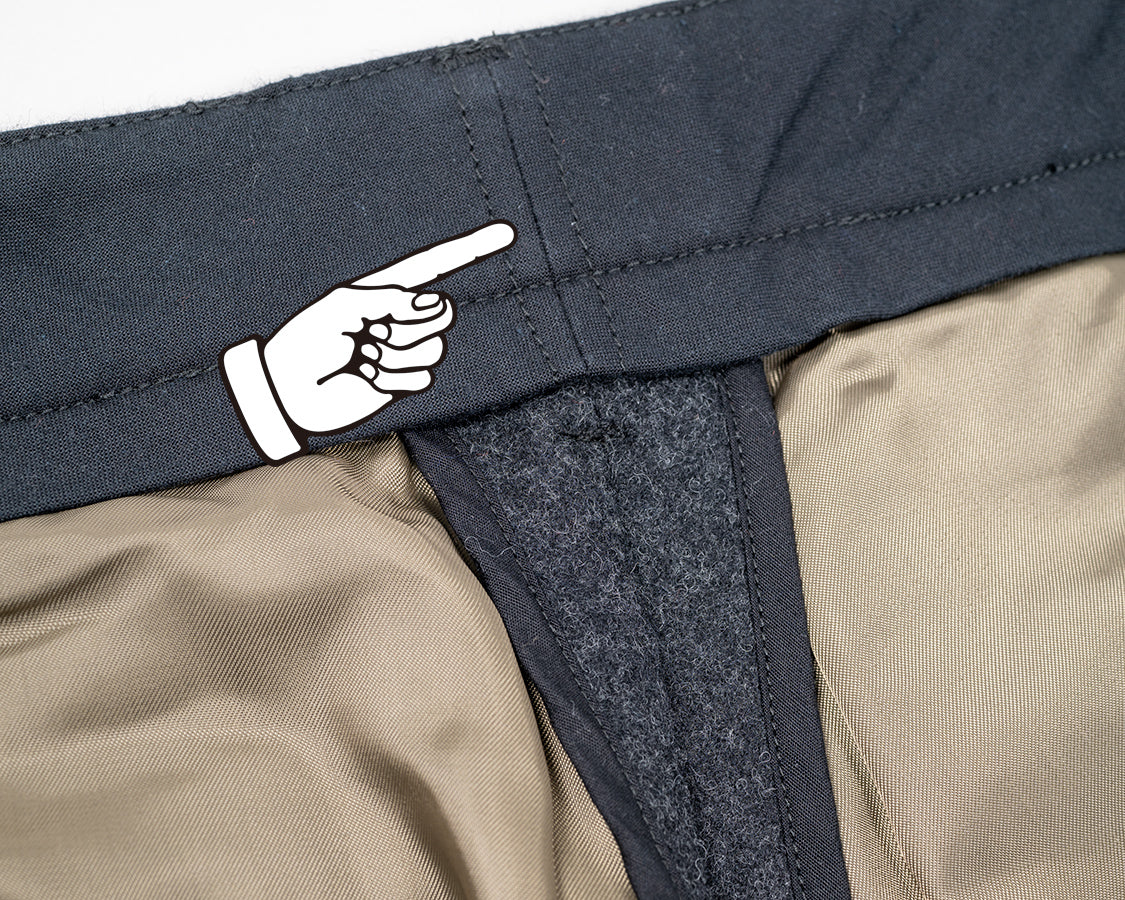 WORKERS Trousers, Wool Cotton Tweed