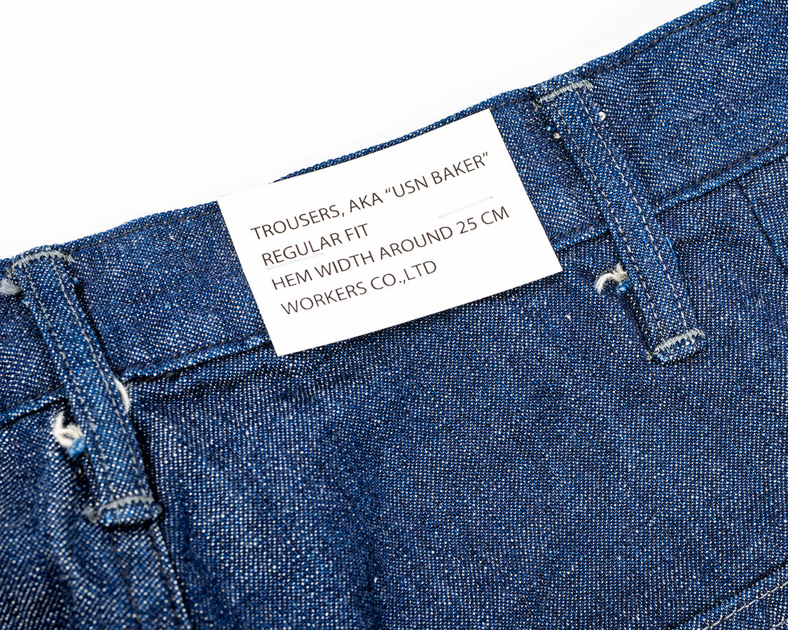 USN Baker Vintage Fit, Brown Back Denim