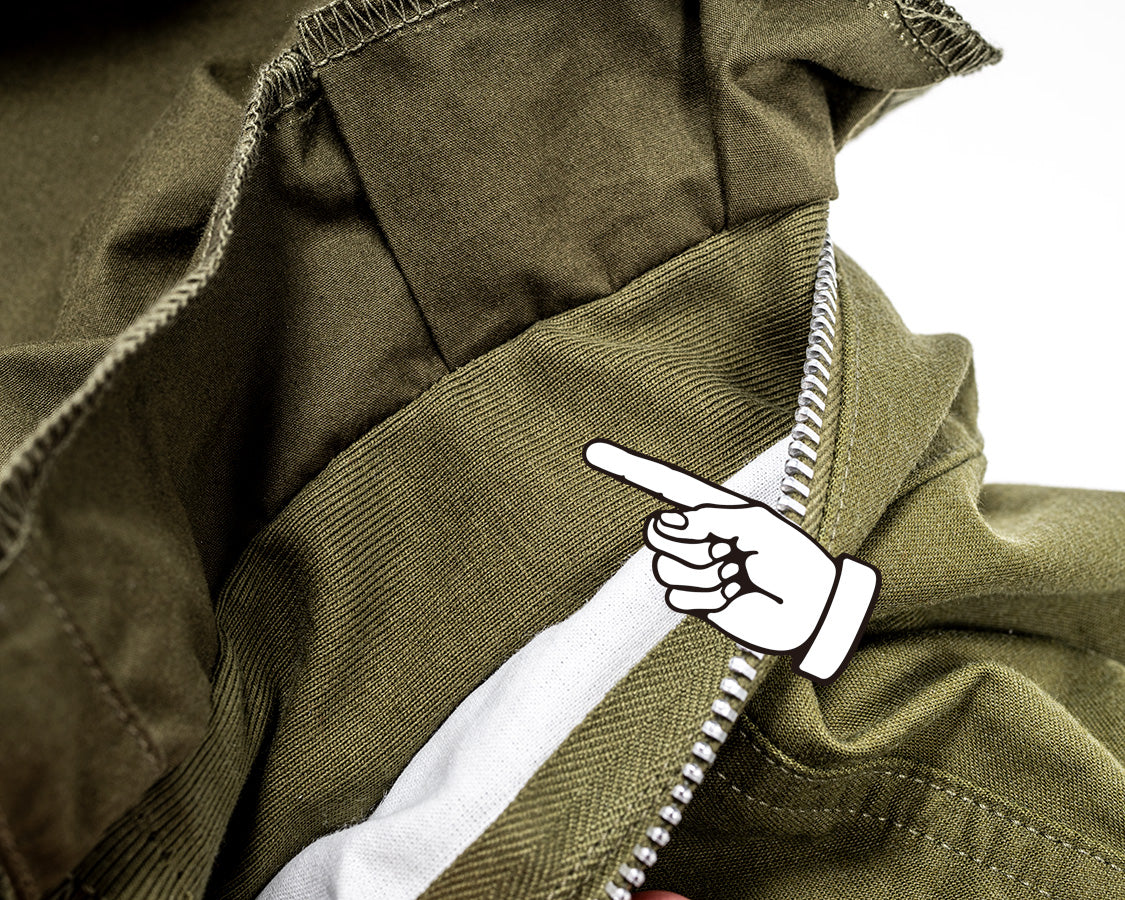 M-65 Field Jacket, Cotton Nylon Sateen, OD