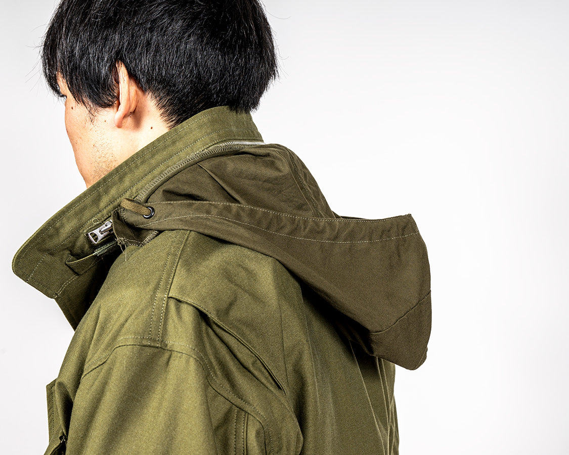M-65 Field Jacket, Cotton Nylon Sateen, OD