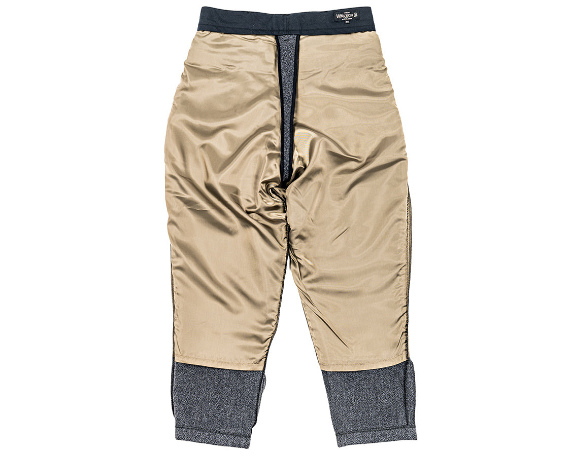 WORKERS Trousers, Wool Cotton Tweed