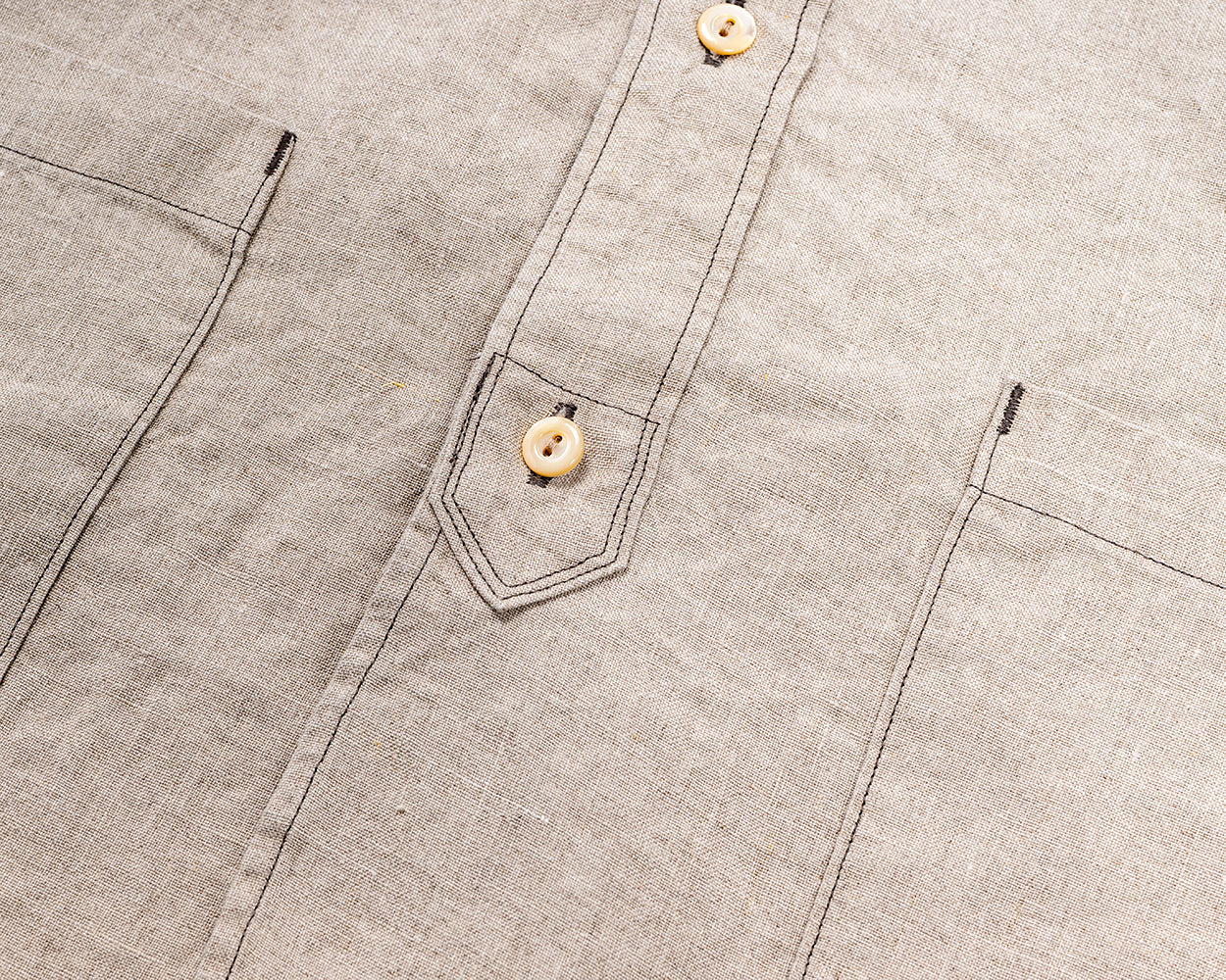 Band Collar Shirt