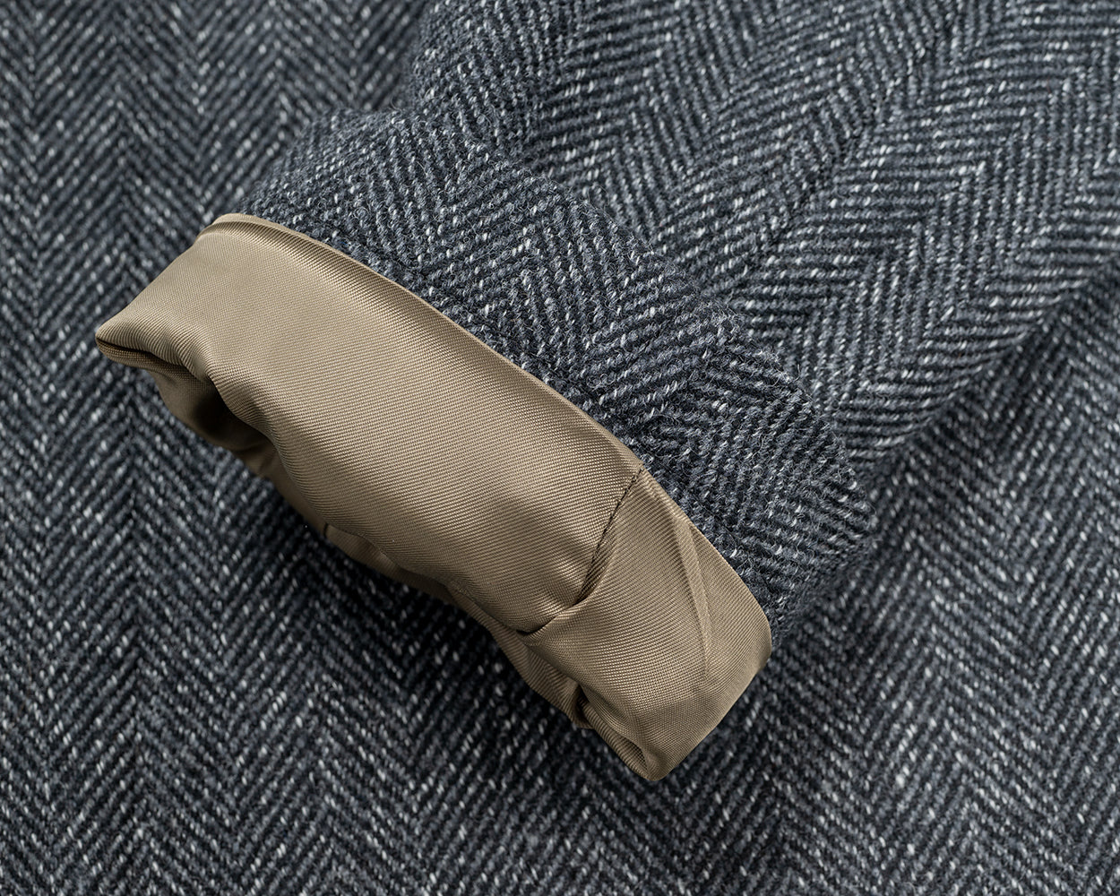 Lounge Jacket, Twisted Herringbone Tweed