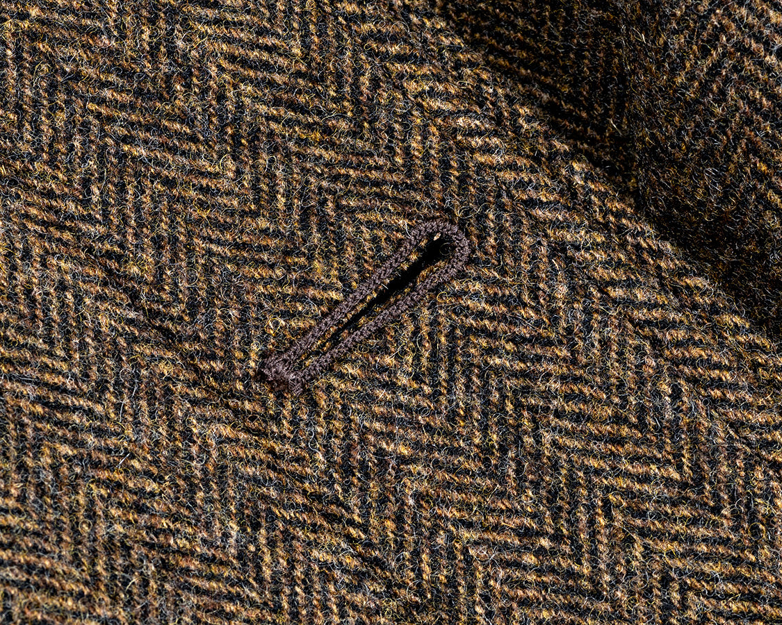 Bal Collar Coat, Ichinomiya Tweed