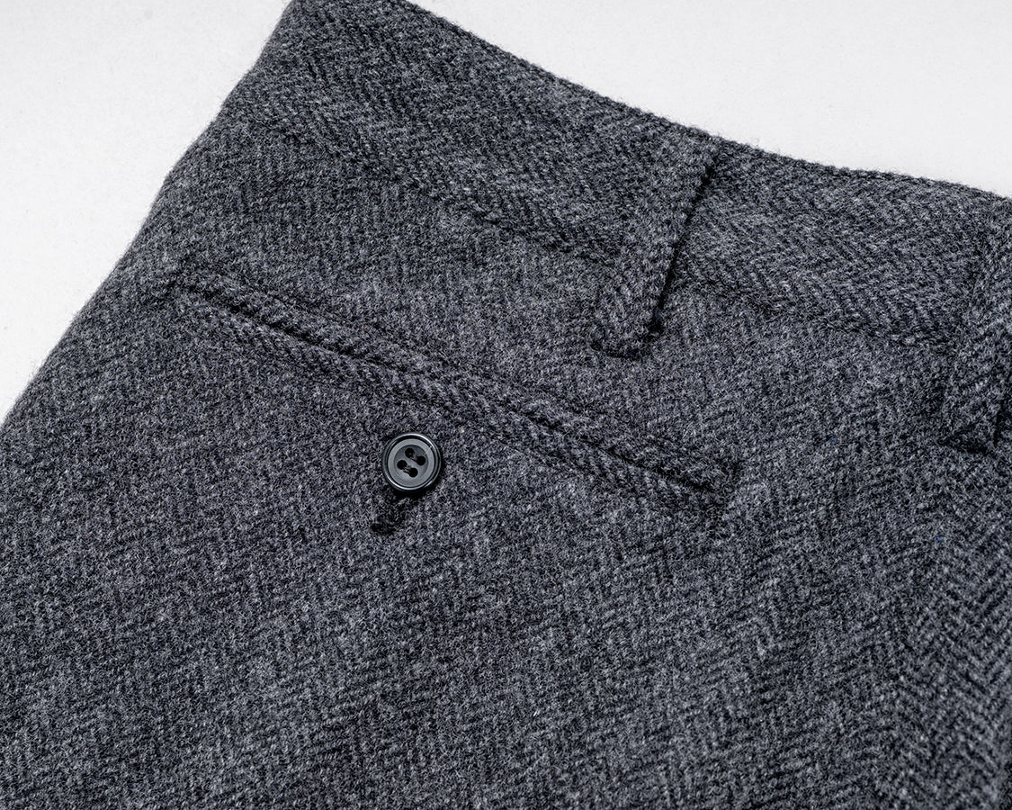 WORKERS Trousers, Wool Cotton Tweed
