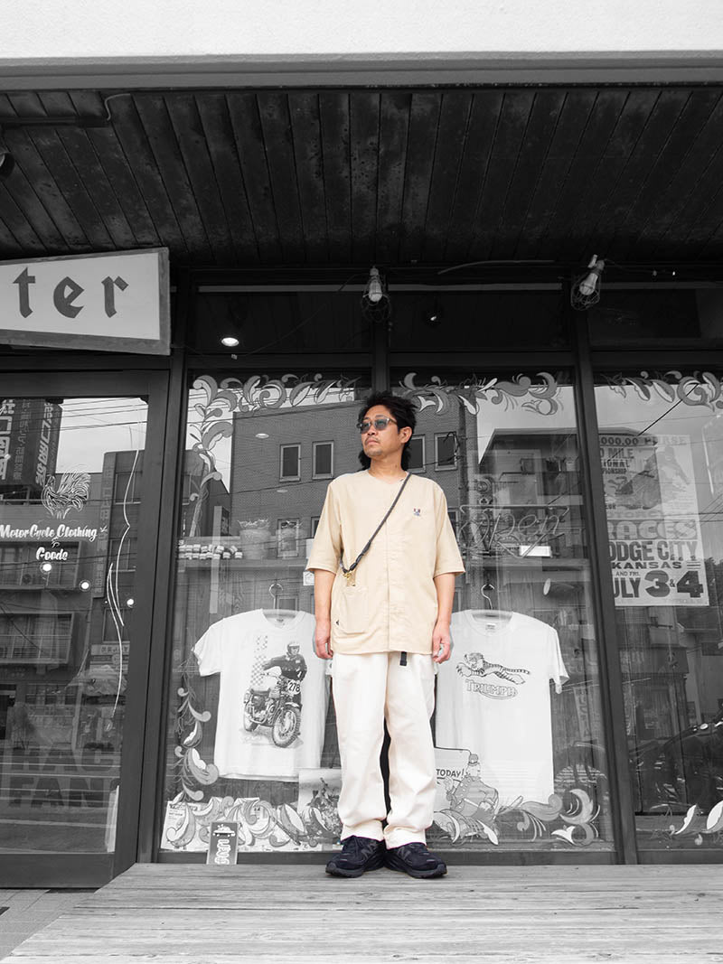 Stretch  Summer Coal 鯉口 Shirts