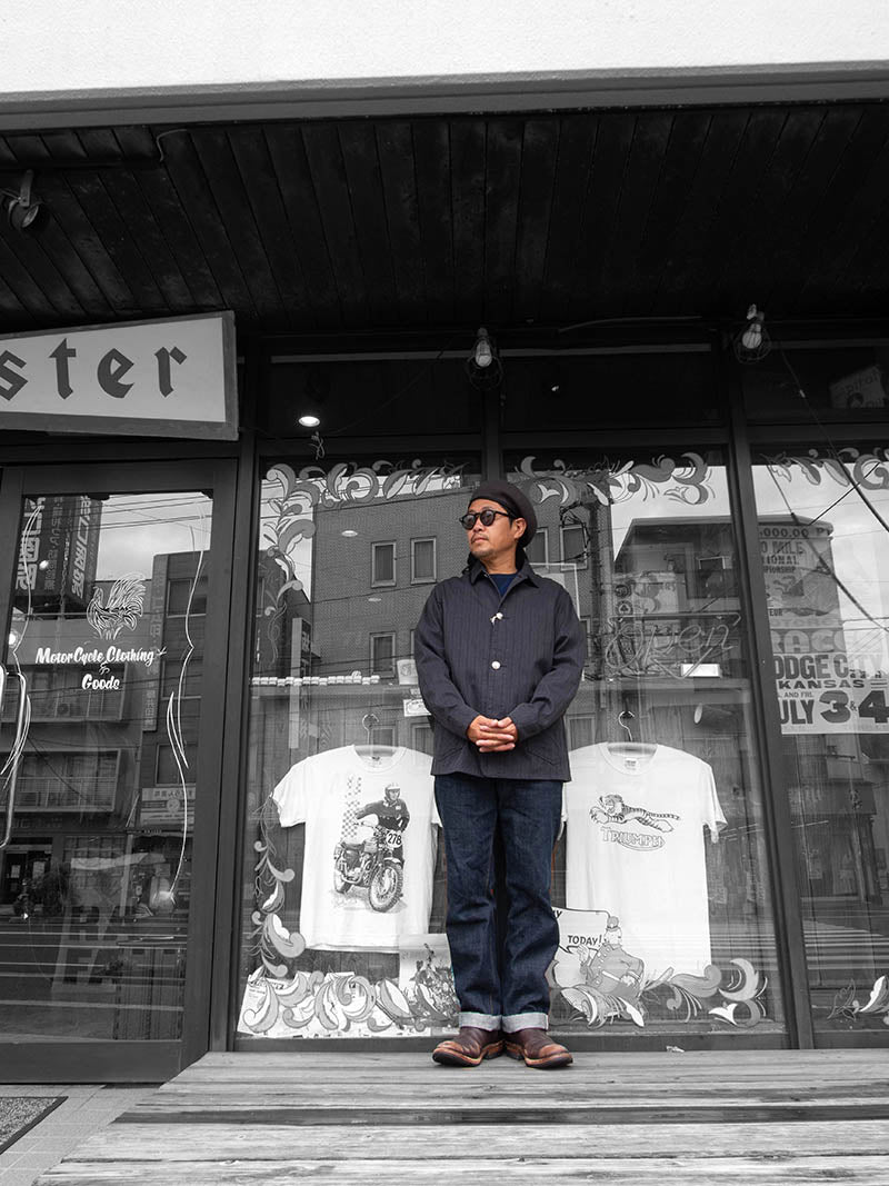 Detroit Stripe Chore Jacket