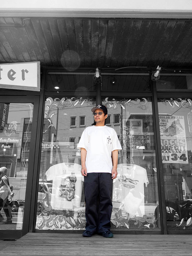 "DOGTOWN x BLUCO" Pocket Tee -Logo-