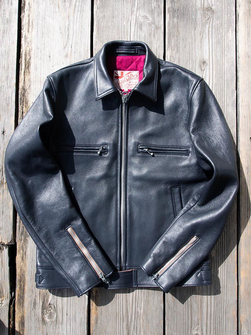 AD-12 SHEEPSKIN JSR JACKET -Dark Blue-