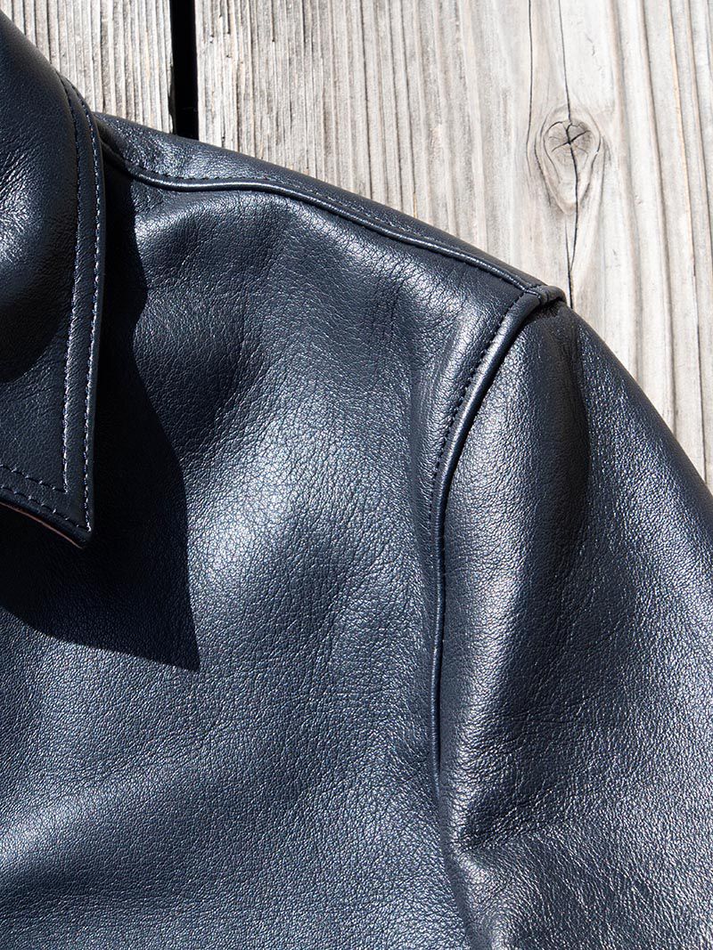 AD-12 SHEEPSKIN JSR JACKET -Dark Blue-