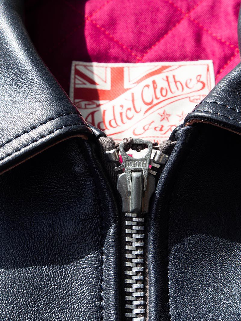 AD-12 SHEEPSKIN JSR JACKET -Dark Blue-