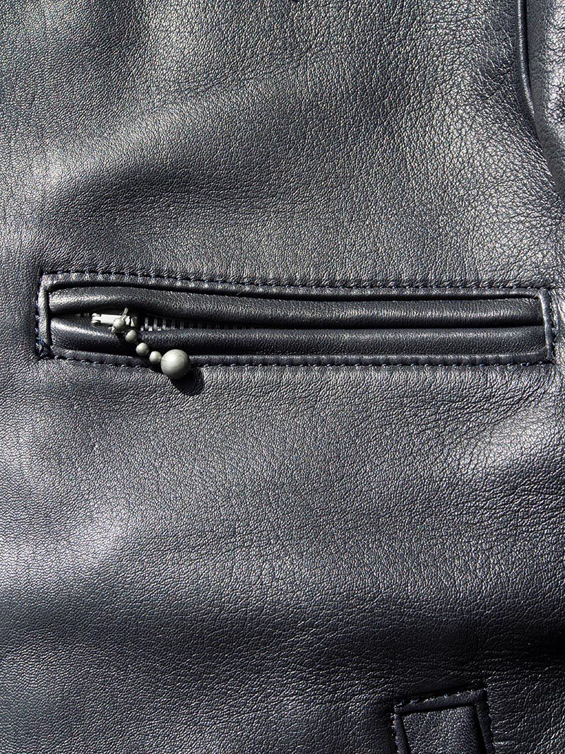 AD-12 SHEEPSKIN JSR JACKET -Dark Blue-