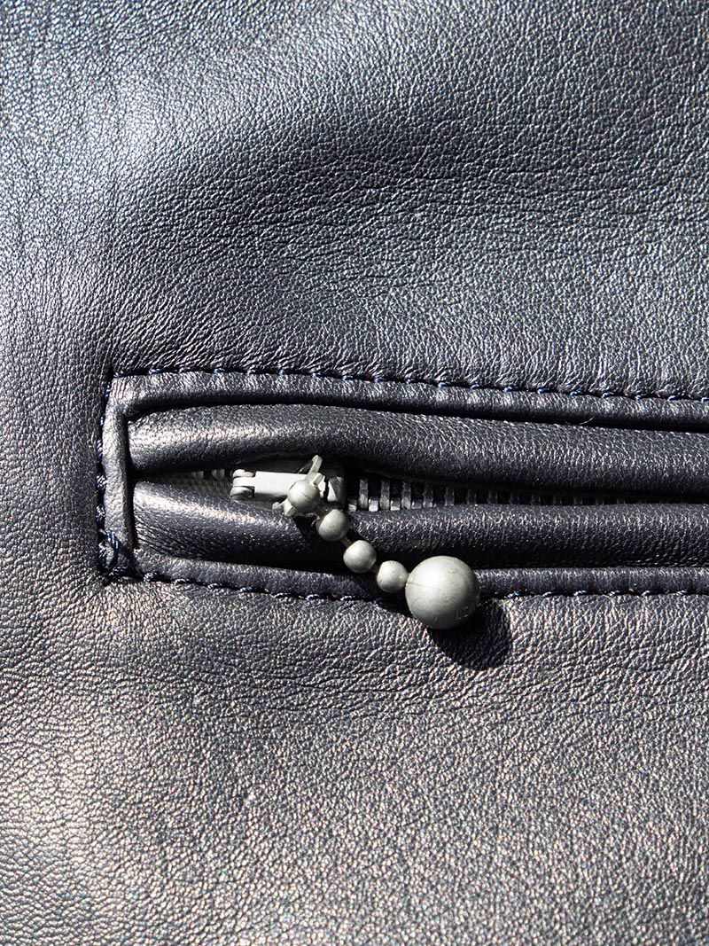 AD-12 SHEEPSKIN JSR JACKET -Dark Blue-