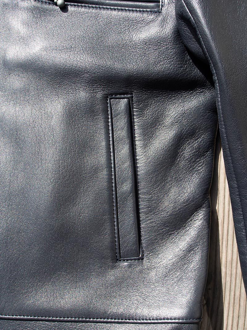 AD-12 SHEEPSKIN JSR JACKET -Dark Blue-