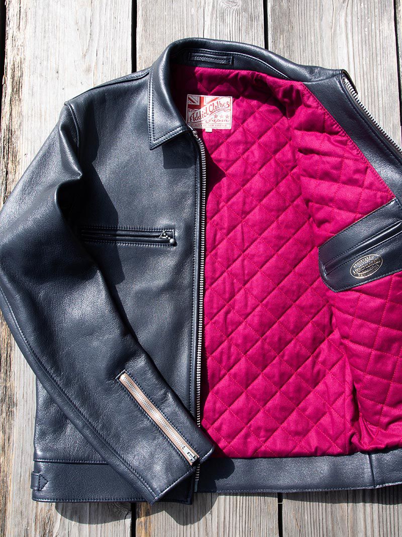 AD-12 SHEEPSKIN JSR JACKET -Dark Blue-
