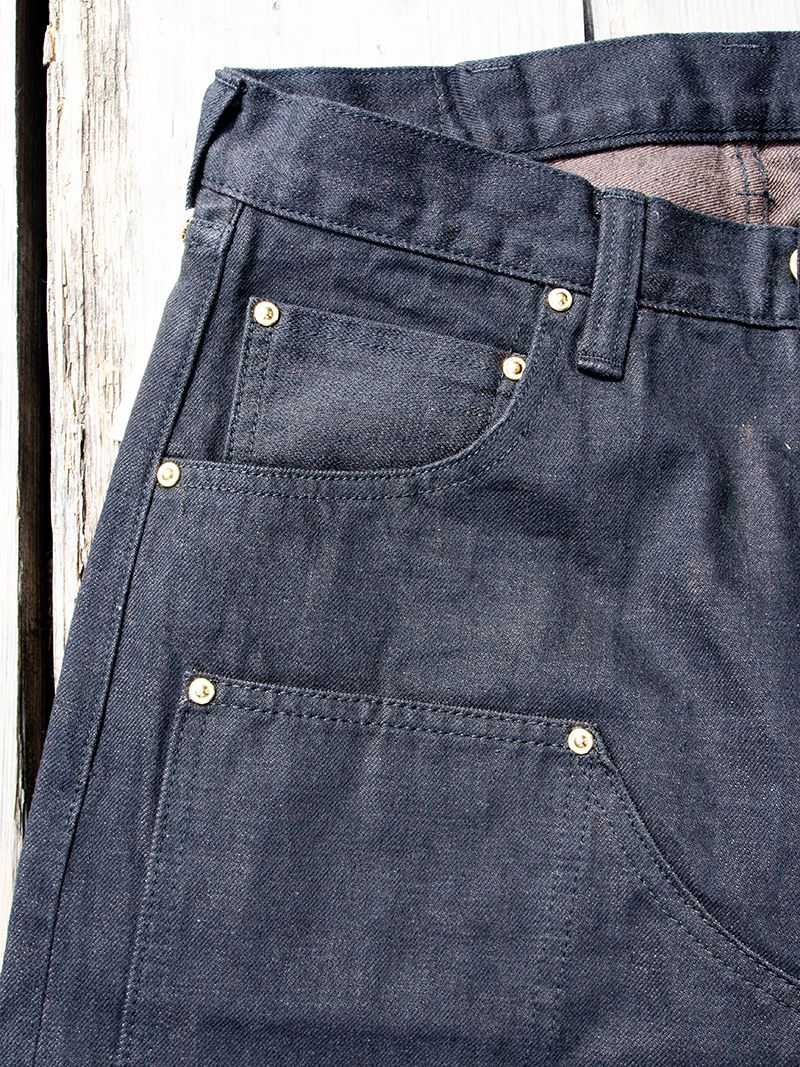 1908 W KNEE NARROW BLACKIE DENIM