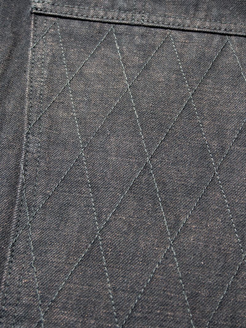 1908 W KNEE NARROW BLACKIE DENIM