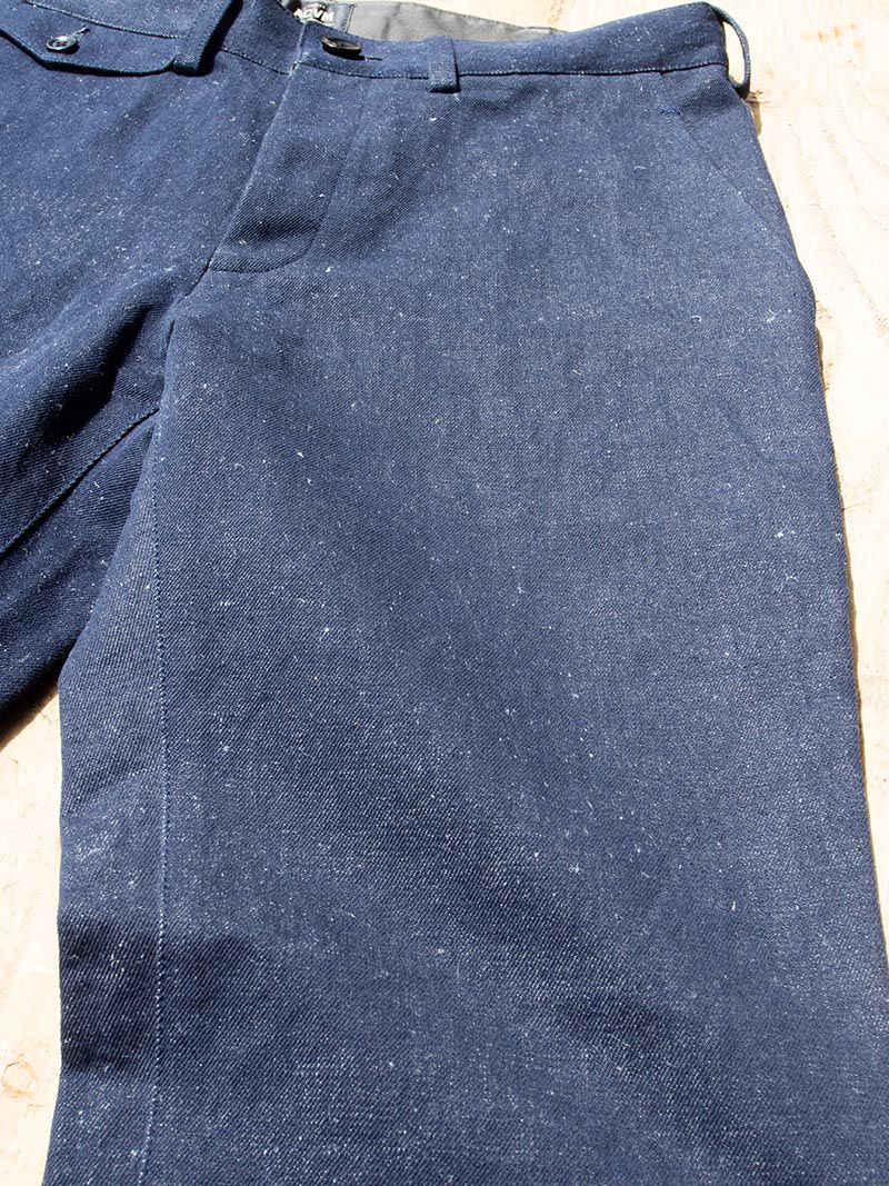 ACV-TR01CL HEAVY LINEN TROUSERS -Navy-