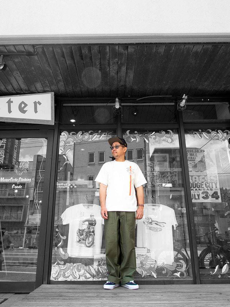 TOUGHT NECK S/S Tee -Checker Flag-