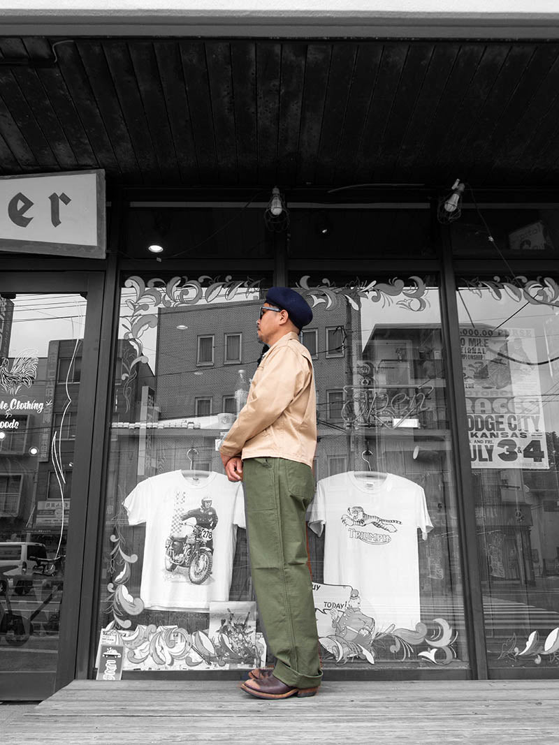 USN Baker Vintage Fit, Reversed Sateen