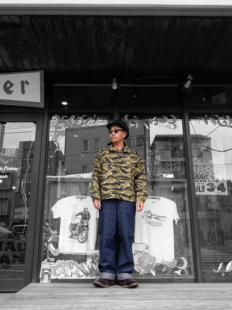 USN Baker Vintage Fit, Brown Back Denim