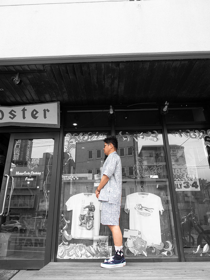 OPEN COLLAR SHIRTS -BANDANA-