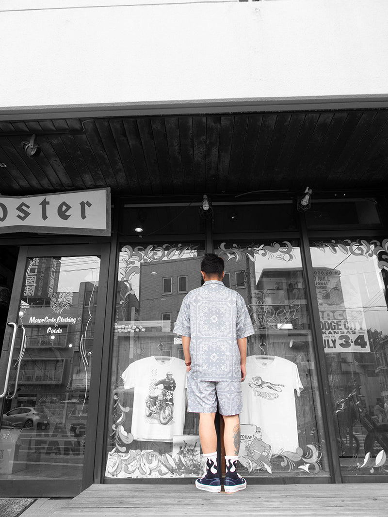 OPEN COLLAR SHIRTS -BANDANA-