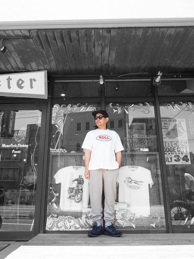 COTTON SWEAT PANTS -Zipper Pocket-