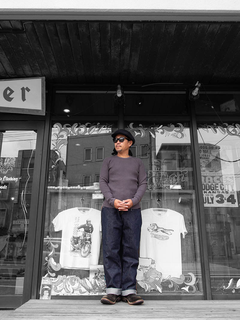 WAFFLE TOUGH-NECK L/S