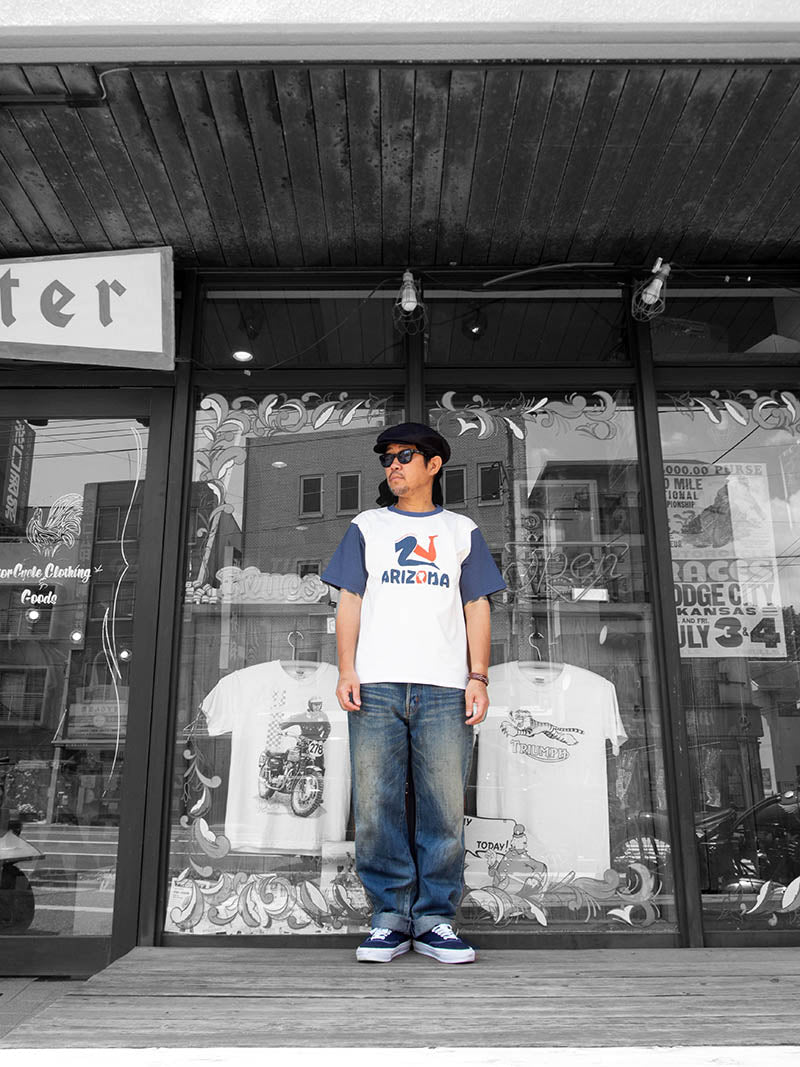 COZUN S/S RINGER Tee -Sun your buns beach-