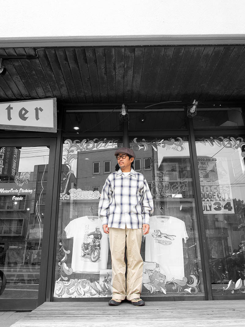 Ombre Check L/S Shirts