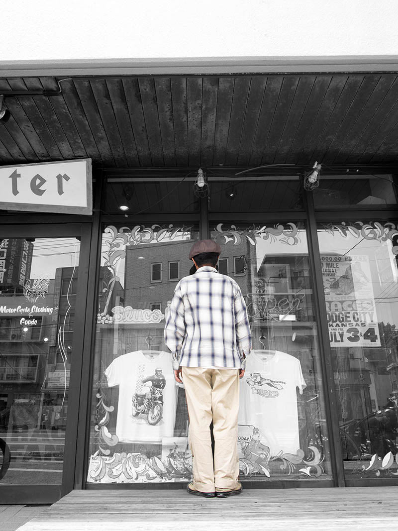 Ombre Check L/S Shirts