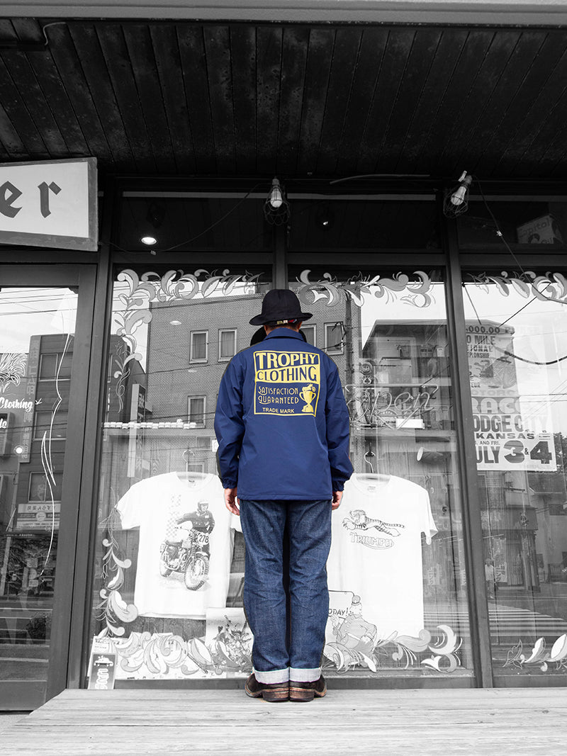 Box Logo Warm Up Jacket -Navy-
