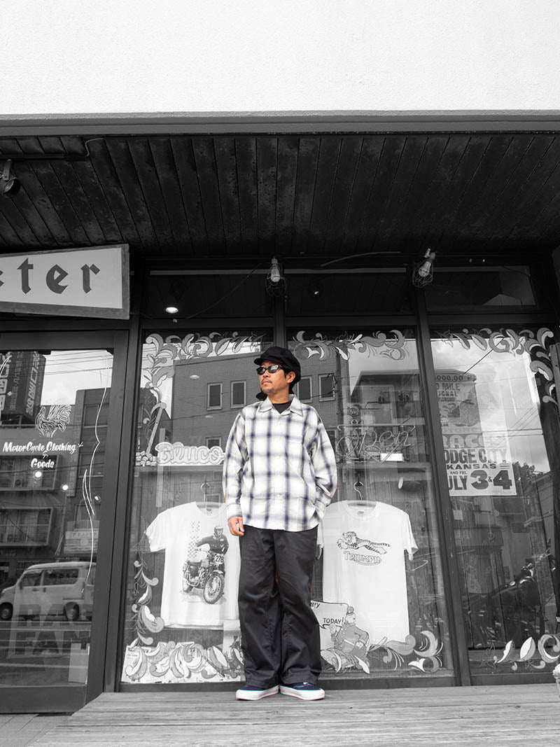 Ombre Check L/S Shirts
