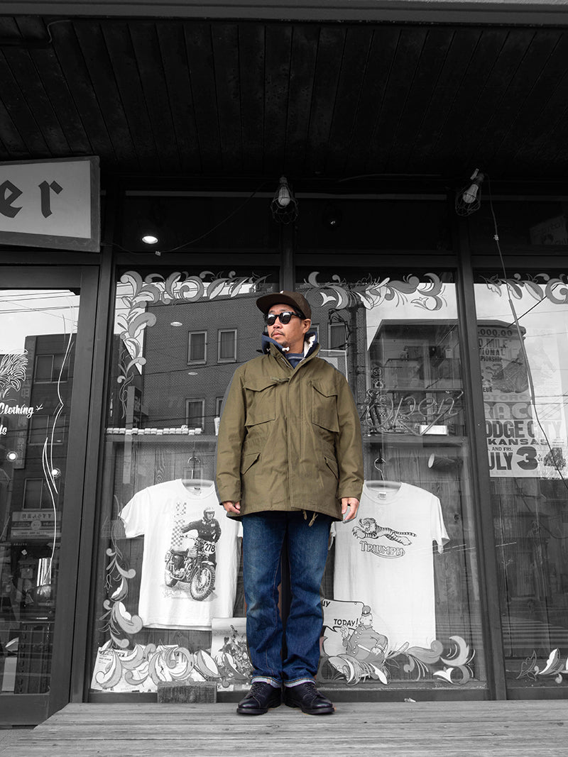 M-65 Field Jacket, Cotton Nylon Sateen, OD