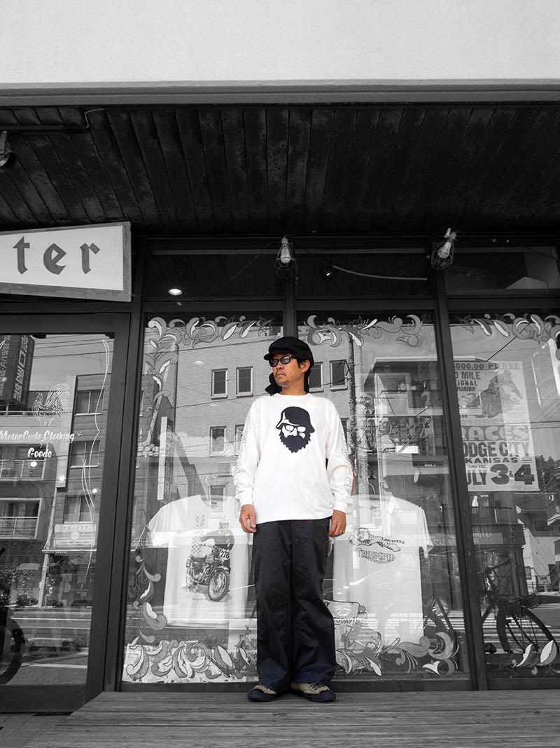 Print L/S Tee -MR-