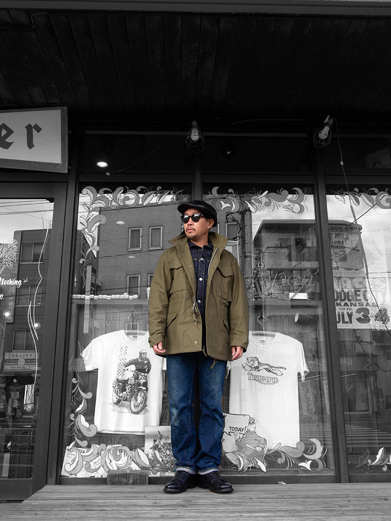 M-65 Field Jacket, Cotton Nylon Sateen, OD