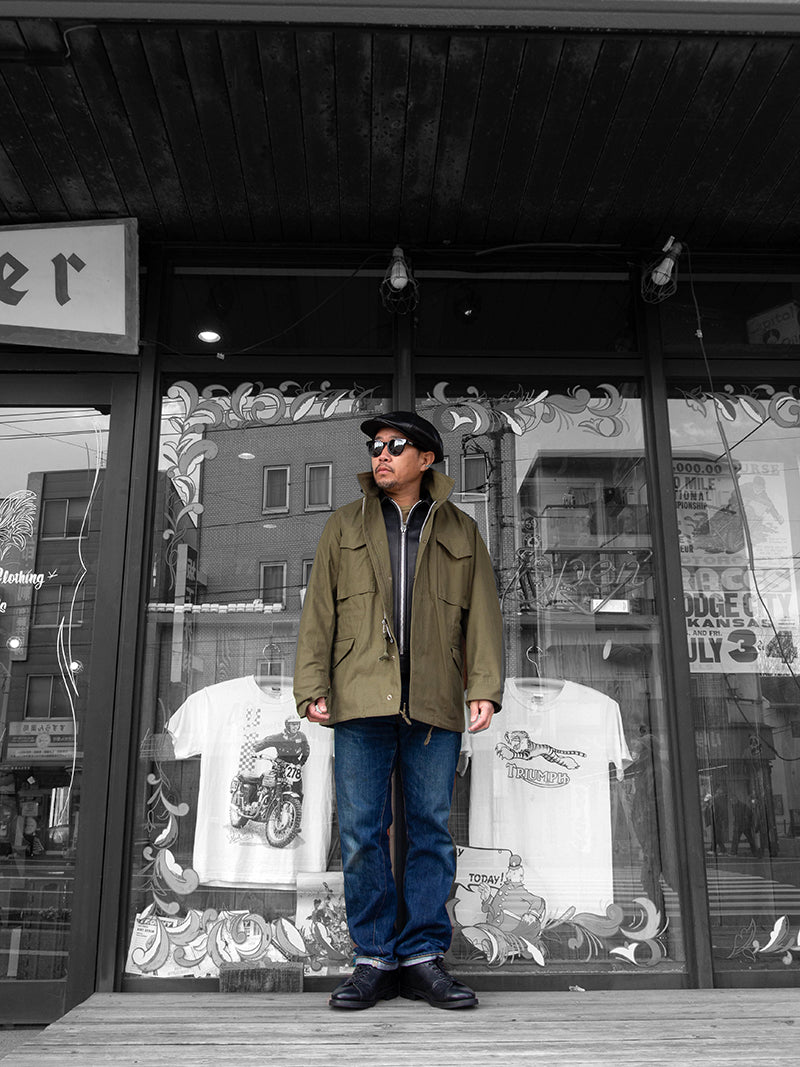 M-65 Field Jacket, Cotton Nylon Sateen, OD