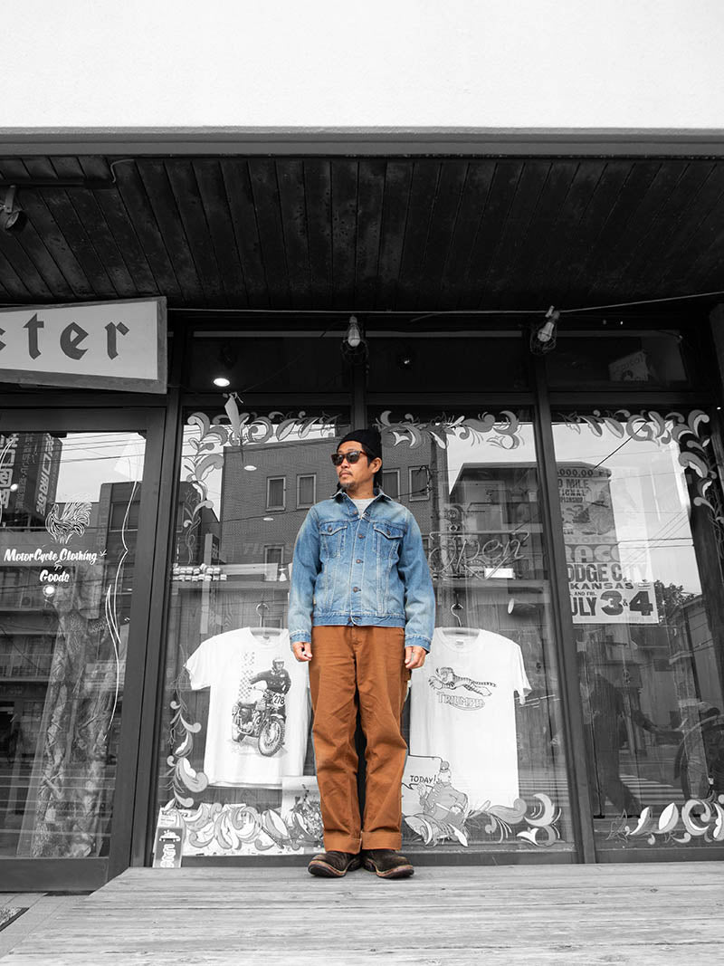 SELVEDGE DENIM 3rd JKT -Blue Used Wash-